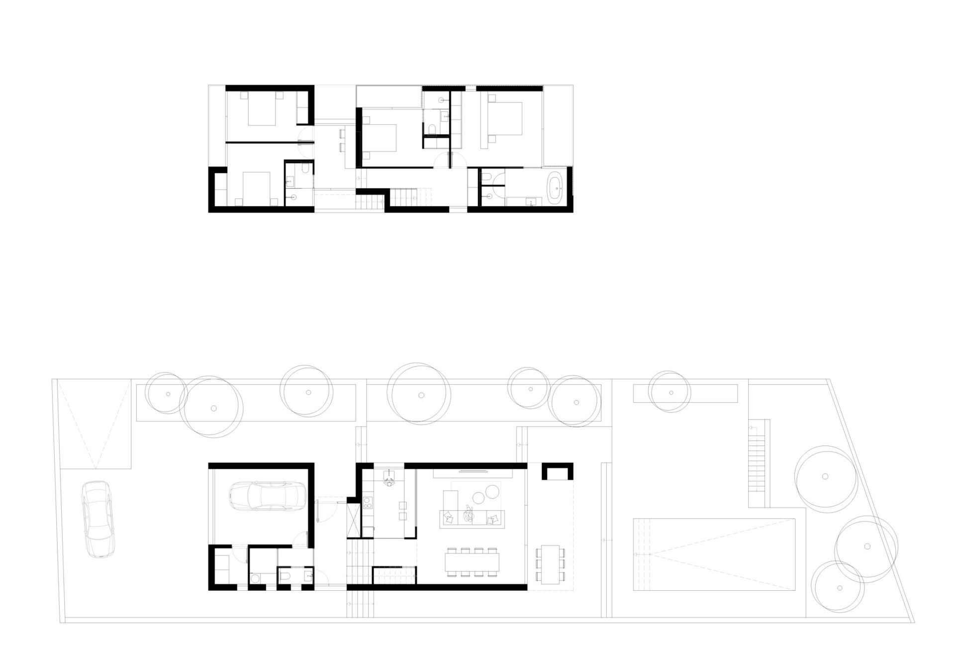 3 Viviendas Plano Pb